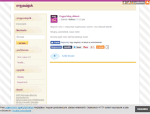 Tablet Screenshot of ergya.blog.hu
