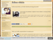 Tablet Screenshot of edinaoldala.blog.hu