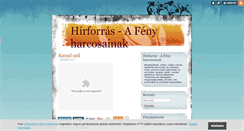Desktop Screenshot of hirforras.blog.hu