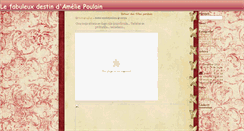 Desktop Screenshot of ameliepoulain.blog.rs