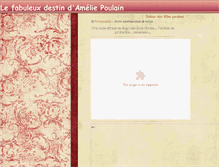 Tablet Screenshot of ameliepoulain.blog.rs