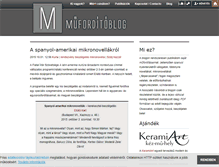 Tablet Screenshot of mufordito.blog.hu