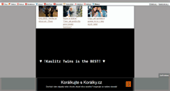 Desktop Screenshot of kaulitztwinsbest.blog.cz