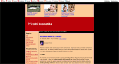 Desktop Screenshot of prirodnikosmetika.blog.cz