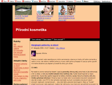 Tablet Screenshot of prirodnikosmetika.blog.cz