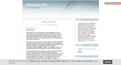 Desktop Screenshot of lelekszereles.blog.hu