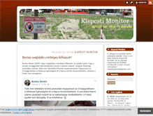 Tablet Screenshot of kispestimonitor.blog.hu