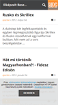 Mobile Screenshot of elkepzeltbeszelgetesek.blog.hu