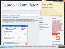 Tablet Screenshot of laptopakku.blog.hu