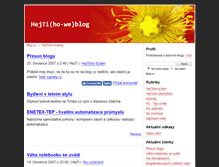 Tablet Screenshot of hejtiho.blog.cz