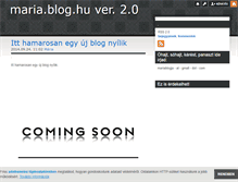Tablet Screenshot of maria.blog.hu