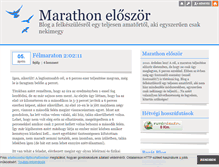 Tablet Screenshot of marathon.blog.hu