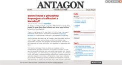 Desktop Screenshot of antagon.blog.hu