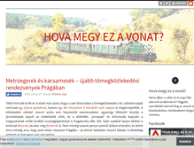 Tablet Screenshot of hovamegyavonat.blog.hu