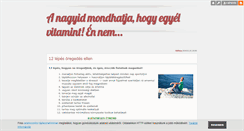 Desktop Screenshot of hazipatika.blog.hu