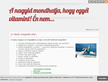 Tablet Screenshot of hazipatika.blog.hu