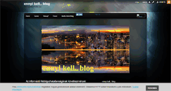 Desktop Screenshot of ennyikell.blog.hu