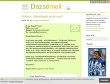 Tablet Screenshot of dezsomail.blog.hu