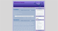 Desktop Screenshot of albatros.blog.rs