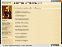 Tablet Screenshot of bozsvari.blog.hu