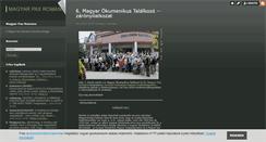 Desktop Screenshot of magyarpaxromana.blog.hu