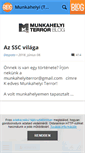 Mobile Screenshot of munkahelyiterror.blog.hu