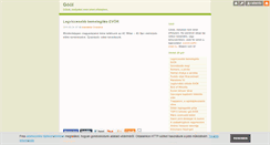 Desktop Screenshot of gool.blog.hu