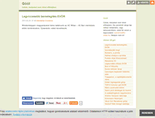 Tablet Screenshot of gool.blog.hu