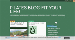 Desktop Screenshot of pilates.blog.hu