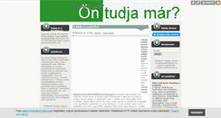 Desktop Screenshot of ontudjamar.blog.hu