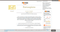 Desktop Screenshot of eurosapiens.blog.hu