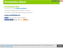 Tablet Screenshot of kereskedelmiallasok.blog.hu