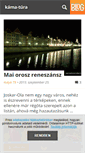 Mobile Screenshot of kama-tura.blog.hu