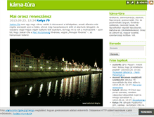 Tablet Screenshot of kama-tura.blog.hu
