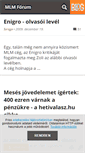 Mobile Screenshot of mlmforum.blog.hu