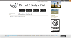 Desktop Screenshot of kutyopressz.blog.hu