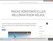 Tablet Screenshot of magasvernyomasellen.blog.hu