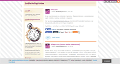 Desktop Screenshot of marketingmorzsa.blog.hu