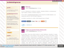 Tablet Screenshot of marketingmorzsa.blog.hu