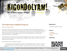 Tablet Screenshot of kigondoltam.blog.hu