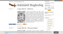 Desktop Screenshot of maghreb.blog.hu