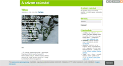 Desktop Screenshot of gyongyszemek.blog.hu