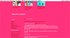 Desktop Screenshot of maturita-obchodka.blog.cz