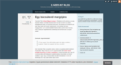 Desktop Screenshot of eszerint.blog.hu