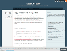 Tablet Screenshot of eszerint.blog.hu