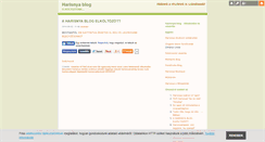 Desktop Screenshot of harisnya.blog.hu
