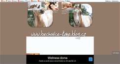 Desktop Screenshot of bechovice-kone.blog.cz