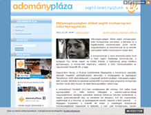 Tablet Screenshot of adomanyplaza.blog.hu