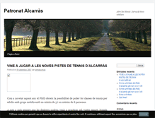 Tablet Screenshot of patronat-esports-alcarras.blog.cat