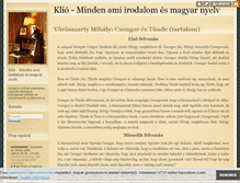 Tablet Screenshot of klio.blog.hu